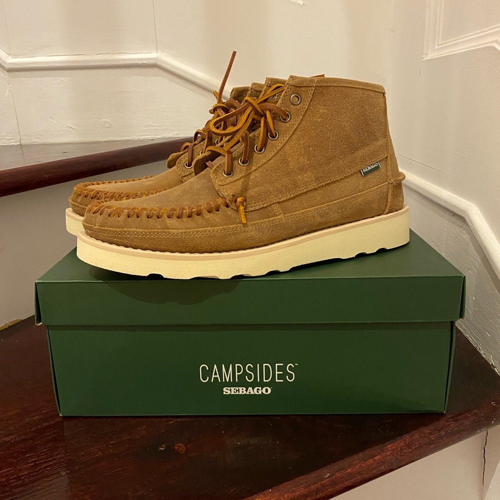 NWT Sebago Tan Keuka Boots